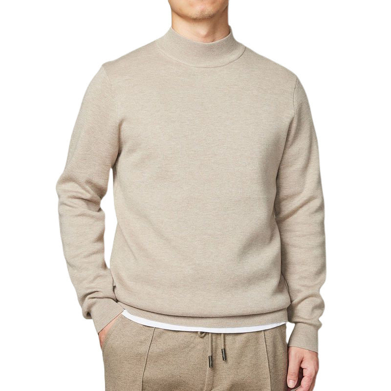 Refined fall turtleneck main view on model