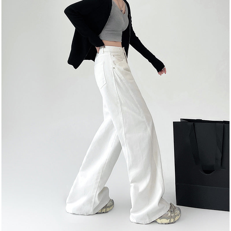 Retro high waist jeans lifestyle