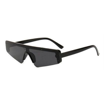 Euro one-piece shades on model