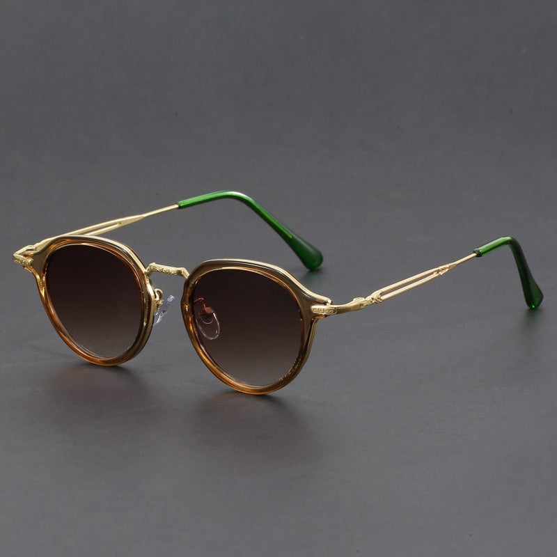 UV circle frame sunglasses color options