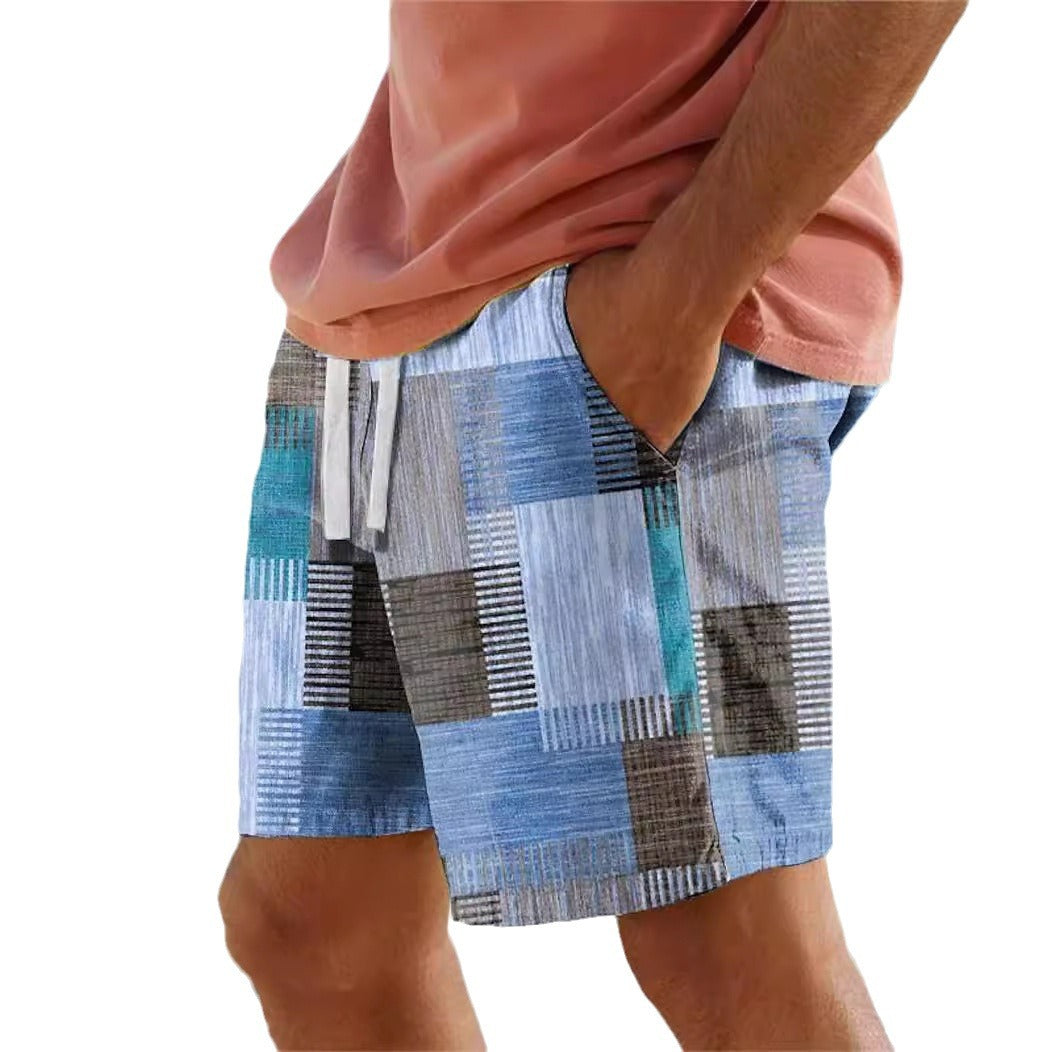 Digital youth shorts back view