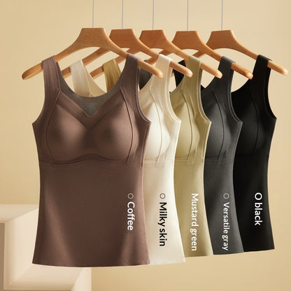 Thermal massage support bra strap detail
