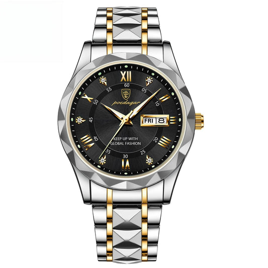 Classic Two-Tone Steel Watch