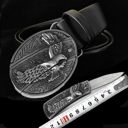 Punk defense buckle belt color options