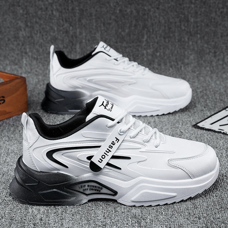 Breathable running shoes side view
