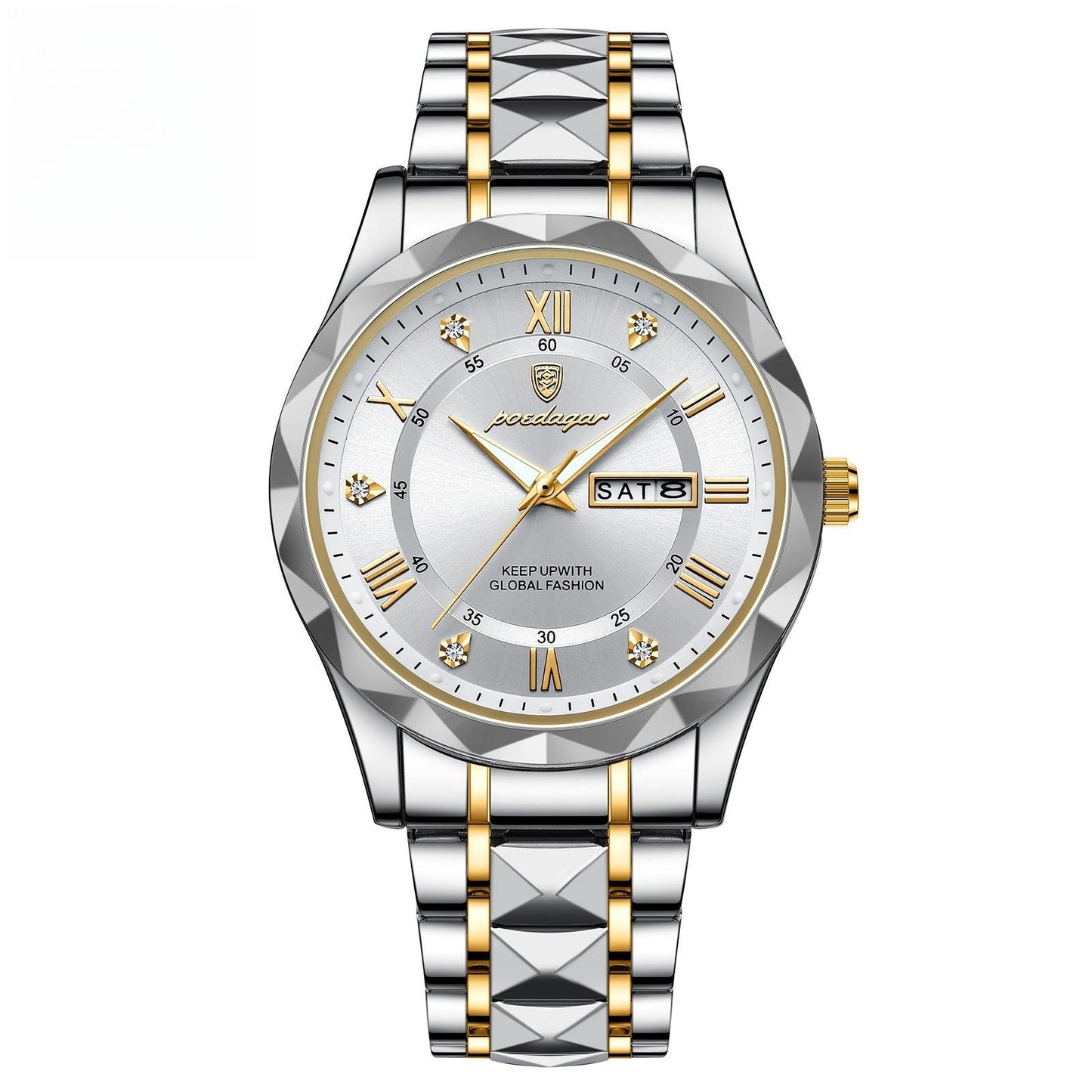 Classic Two-Tone Steel Watch