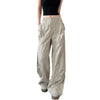 Women's wide leg pocket overalls casual fashion pants