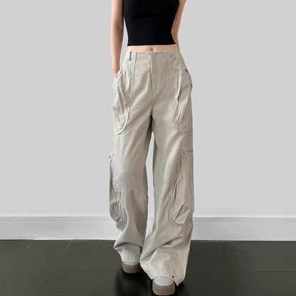 Wide leg pocket overalls color options
