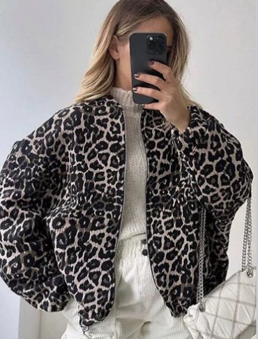 Lapel Zip Moto Jacket