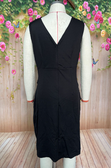 V-neck split summer dress alternate color