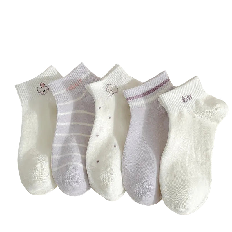 Cute cartoon ankle socks main view
