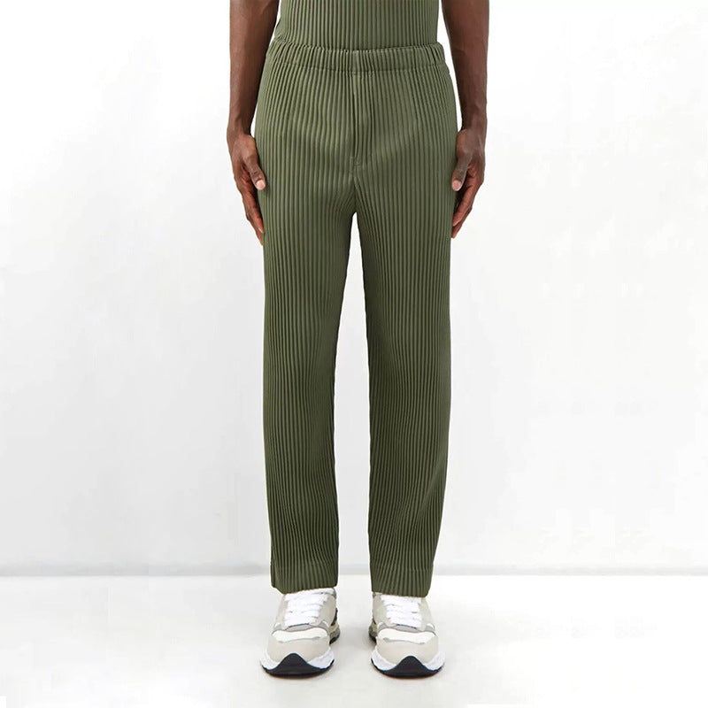 Ribbed cotton pantalon alternate color