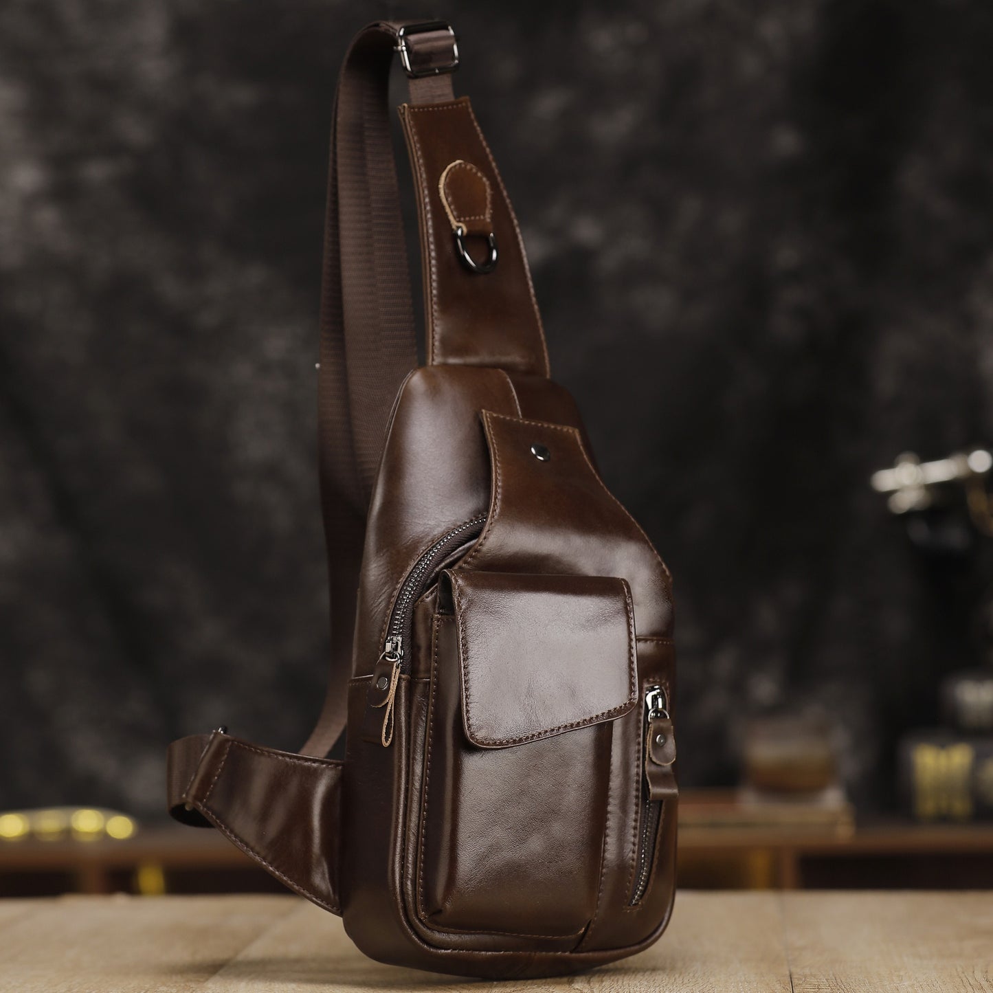 Genuine Leather Vintage Crossbody