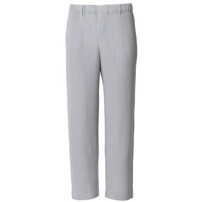 Ribbed cotton pantalon side view