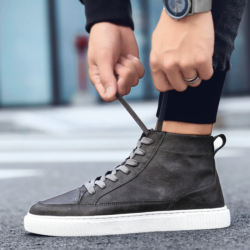 All-match leather shoes sole view