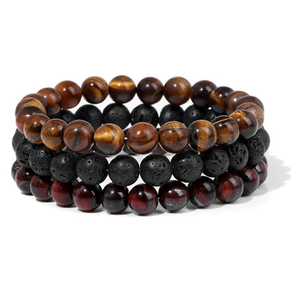 Natural Stone Bead Bracelet