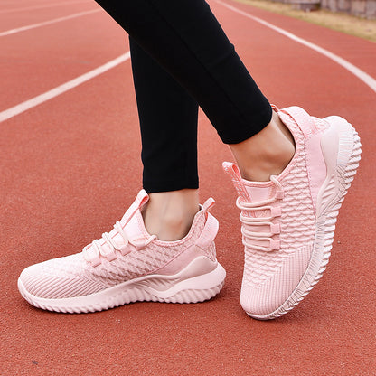 Couple woven breeze shoes side view