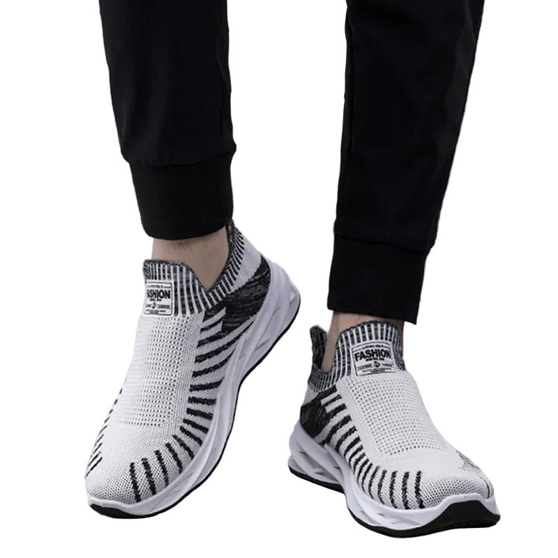 Stripe mesh socks main view