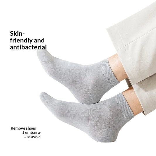 Odor-Absorbent Mid Socks
