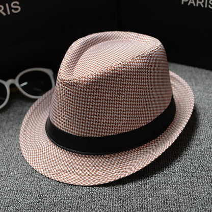 Houndstooth Sun Hat