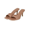 Women's high heel slippers chic elevated footwear