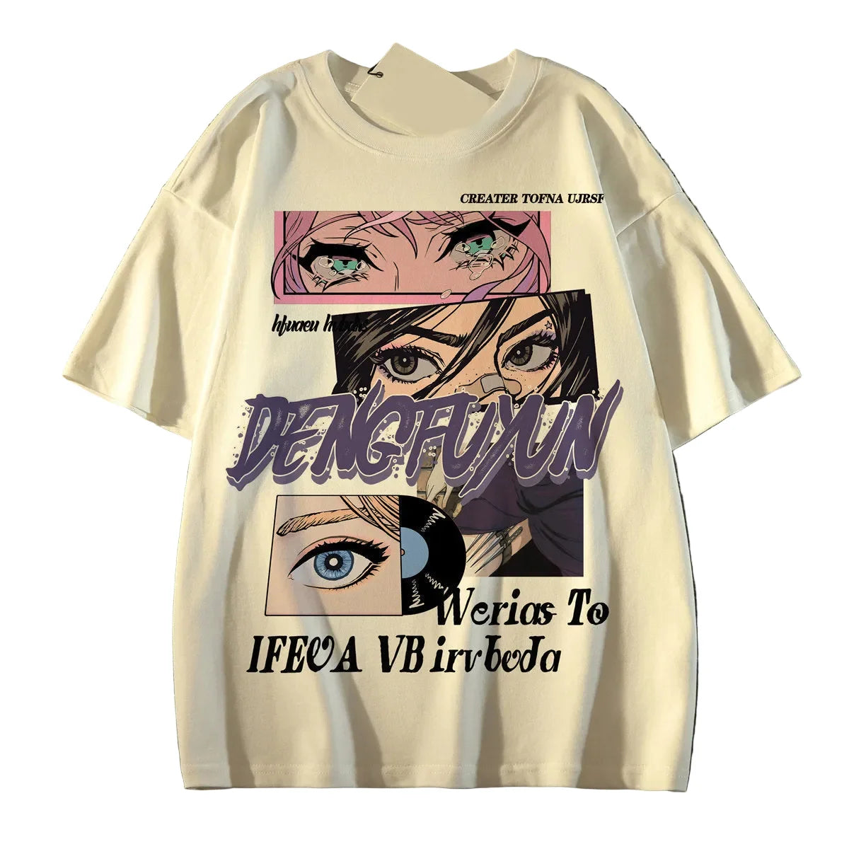 New Anime Loose Print Tee