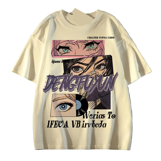 New Anime Loose Print Tee