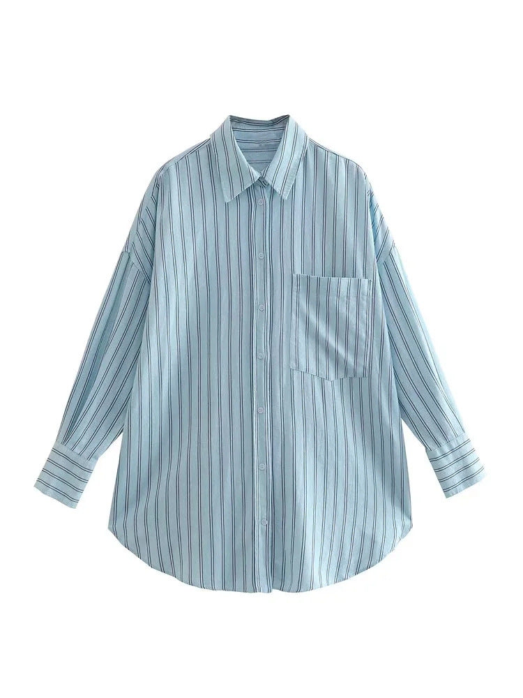 Women's estate linen shirt close-up detail