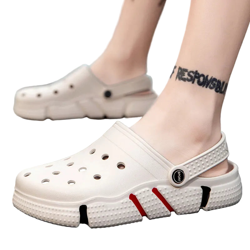 Unisex summer hole sandals main view