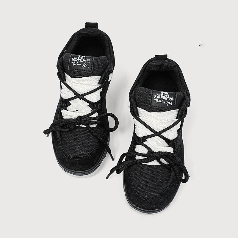 Retro heavy industry sneakers detail