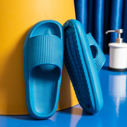 Soft EVA summer slides pair view