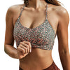 Cross back yoga bra main view