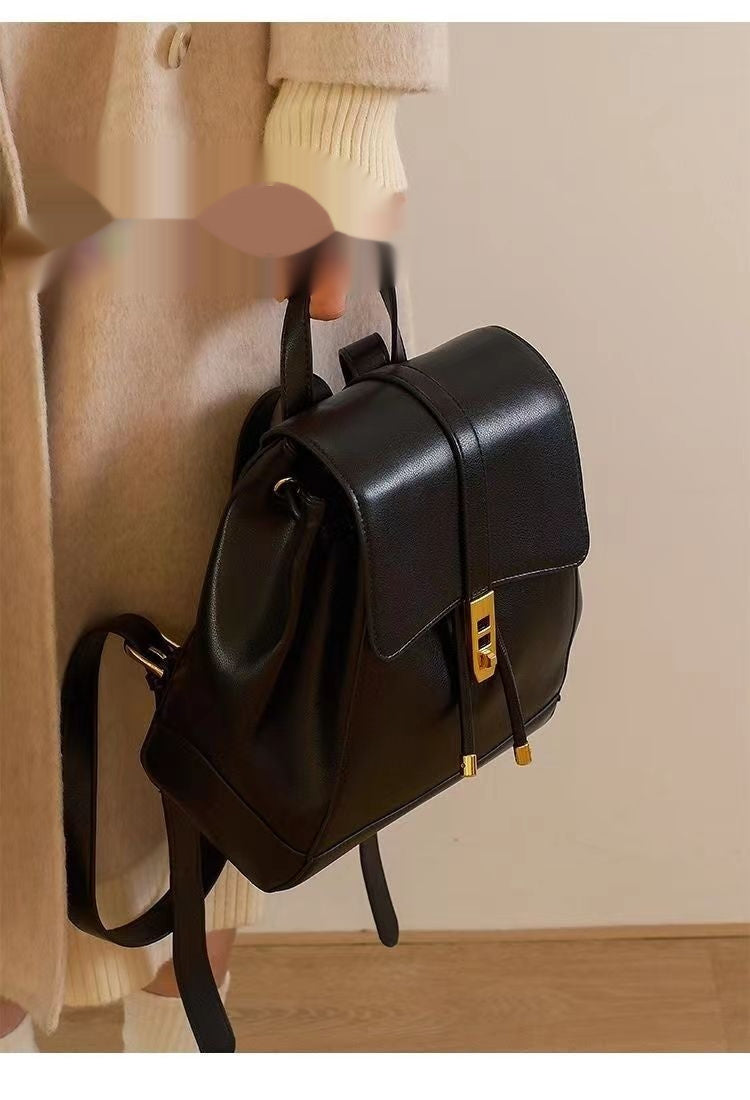 Large capacity backpack back view