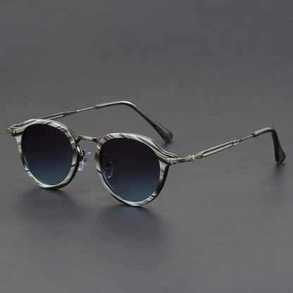 Unisex UV Circle Frame Sunglasses