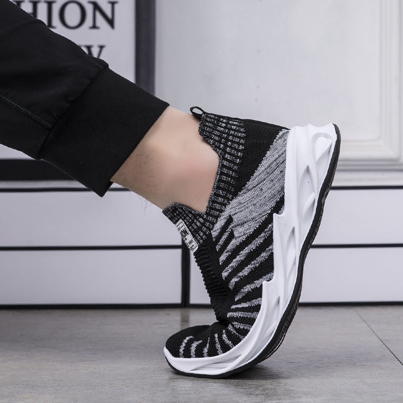 Stripe mesh socks lifestyle