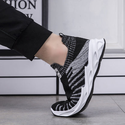 Stripe mesh socks lifestyle