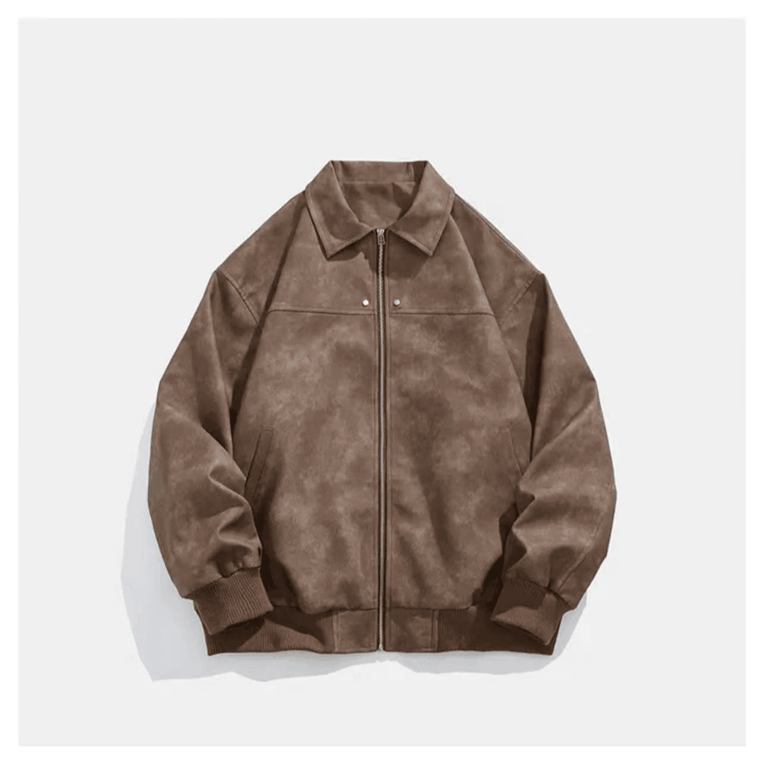Retro brown Maillard jacket alternate color
