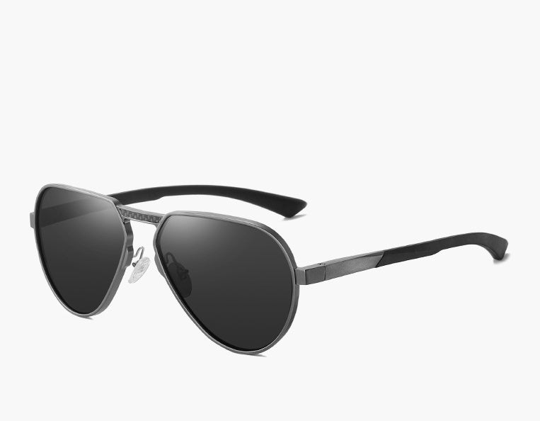 Polarized alloy frame glasses frame close-up