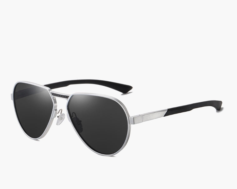 Polarized alloy frame glasses lifestyle