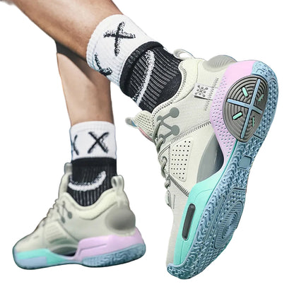 Cotton dunk stride shoes main view