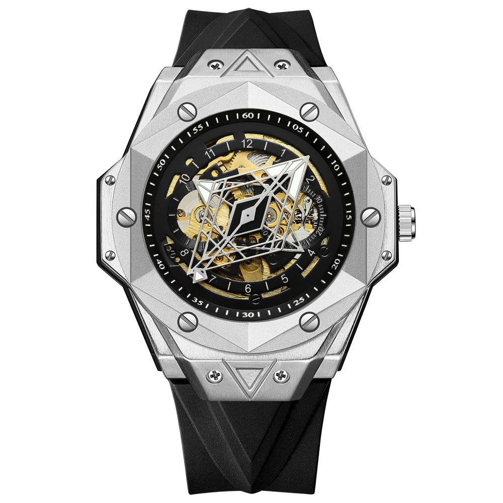 Trendy personalized watch on wrist