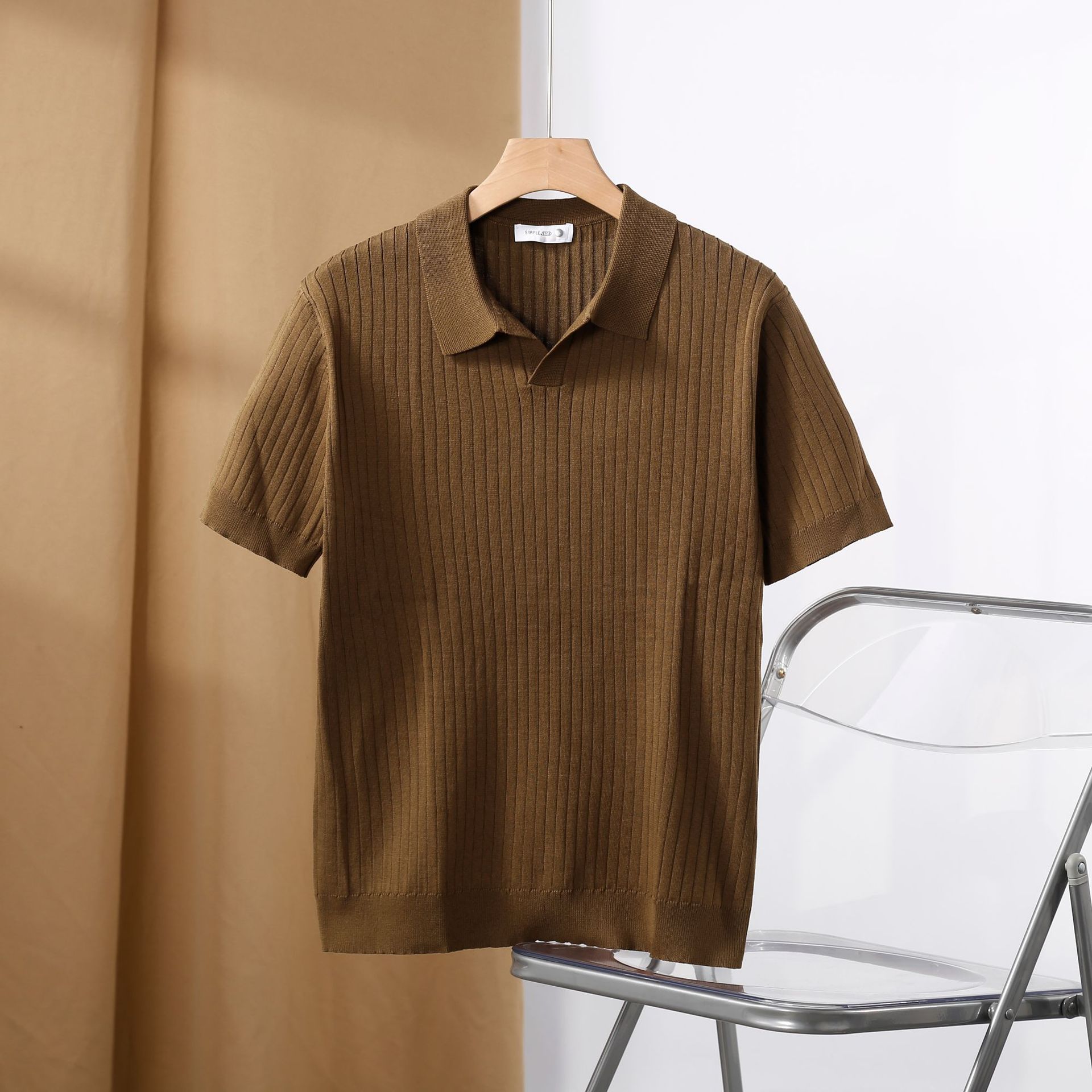 Premium ribbed polo full length model