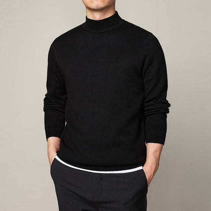 Refined fall turtleneck lifestyle styled