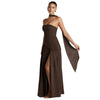 Elegant backless split dress main view