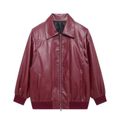 Lapel Zip Moto Jacket