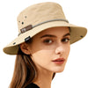 Leather brim fisherman hat main view