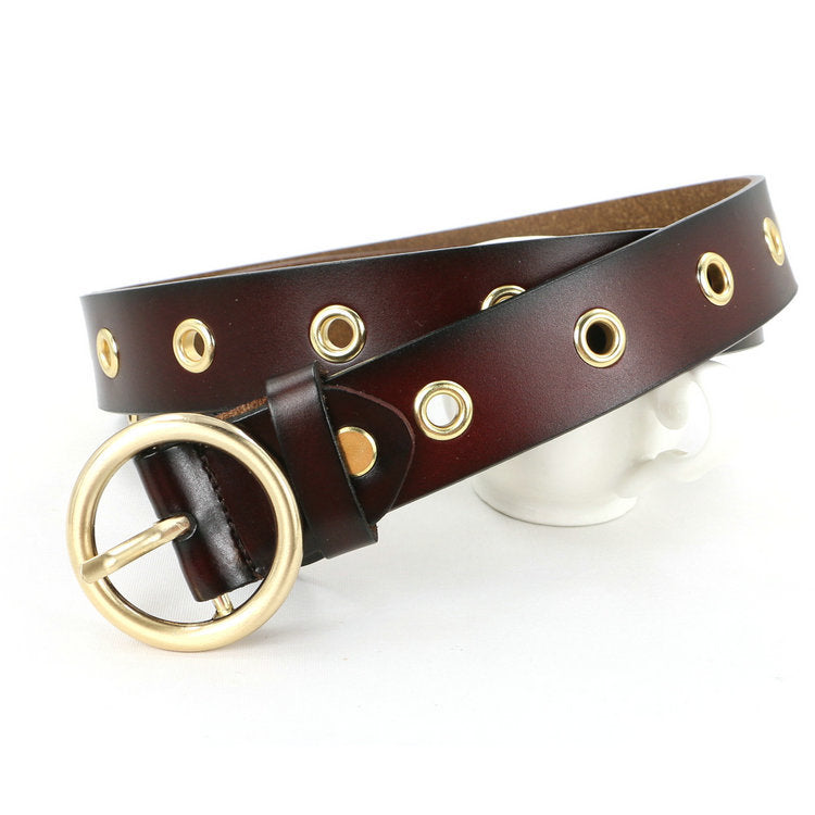Classic buckle no-hole belt main view