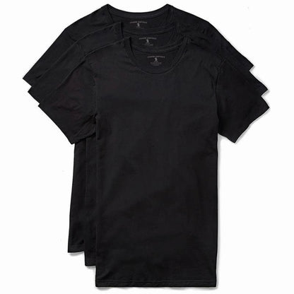 Men's slim fit crewneck tees pack color options