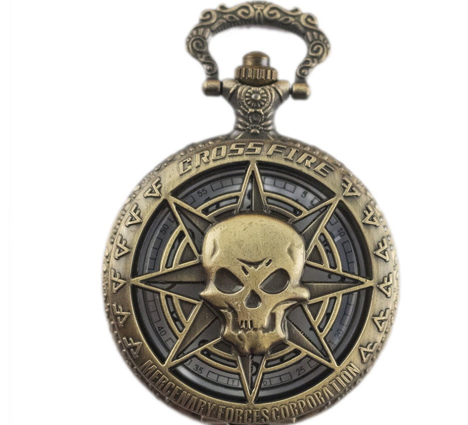 Vintage pocket watch pair view