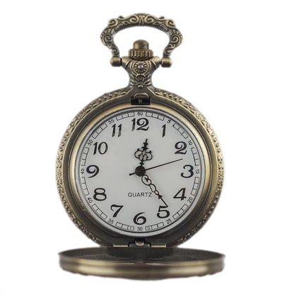 Vintage pocket watch engraving detail